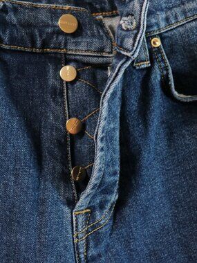 Carhartt WIP Klondike Pant Jeans 30x32 Blue Stone Washed Button Fly Denim